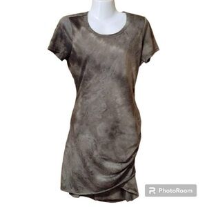 Dress by La Miel Bodycon in Mocha Brown Tie Dye